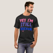 Yes Im Bisexual LGBTQ Bi Pride Flag T-Shirt (Vorne ganz)