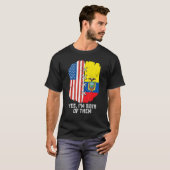 Yes, I'm Both Of Them Half American Half Ecuadoria T-Shirt (Vorne ganz)
