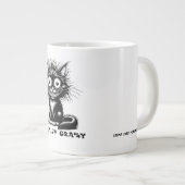 Yes....I'm crazy Jumbo-Tasse (Vorderseite Rechts)