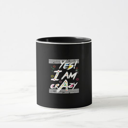 yes im crazy tasse (Zentrum)