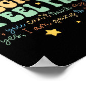 Yes I'm Pregnant Dont Touch My Belly Funny Pregnan Poster (Ecke)