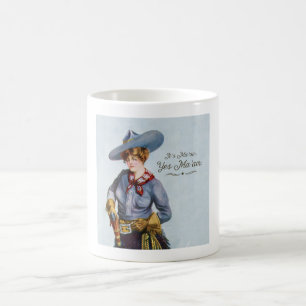Yes Ma'am Vintag Texas Cowgirl Art Tasse