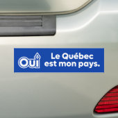 YES Quebec Autoaufkleber (Auf Auto)