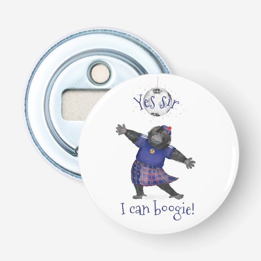 Yes sir I can boogie gorilla bottle opener Flaschenöffner (Vorderseite)