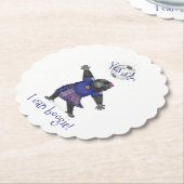 Yes sir, I can boogie gorilla football coaster Untersetzer (angewinkelt)