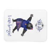 Yes sir, I can boogie gorilla football magnet (Horizontal)