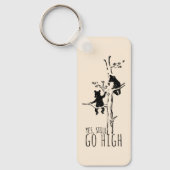 Yes, Still Go High Climbing Bears Inspirational Schlüsselanhänger (Vorderseite)