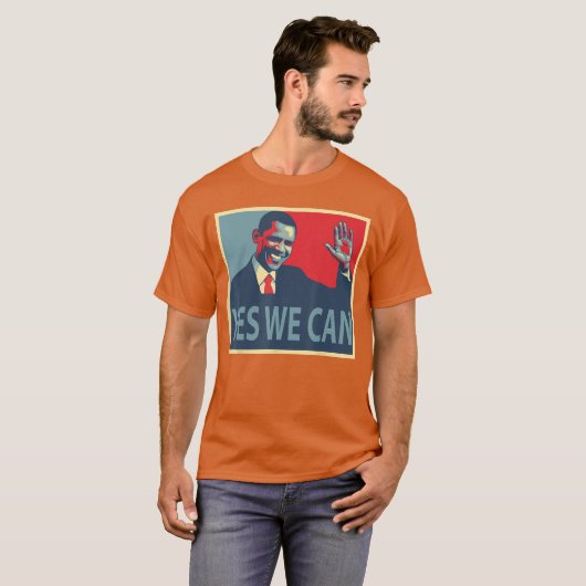 Yes We Can Barack Obama President T-Shirt (Vorne ganz)