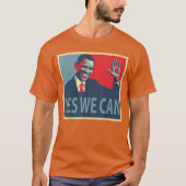 Yes We Can Barack Obama President T-Shirt (Vorderseite)