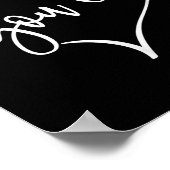 Yes You Can Do It Anything Motivation For Women Te Poster (Ecke)