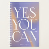 Yes You Can Personalized Gradient Planner Planer (Vorderseite)