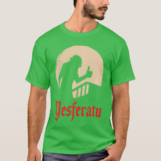 Yesferatu Lustiger Vampir-Horrorfilm-Parodie Premi T-Shirt