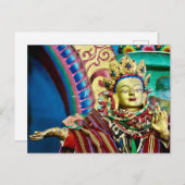 Yeshe Tsogyal Postkarte (Vorne/Hinten)