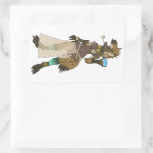 Yeshka-Göttin Rechteckiger Aufkleber (Tasche)