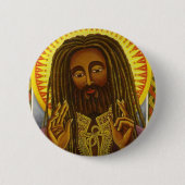 Yeshu Rasta Fari Button (Vorderseite)