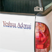 Yeshua Adonai Autoaufkleber (Auf Lkw)