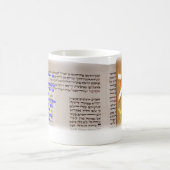 Yeshua auf Hebräer Kaffeetasse (Mittel)