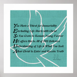 Yeshua Christlich Gedicht Poster