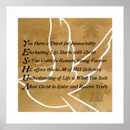 Yeshua Christlich Gedicht Poster