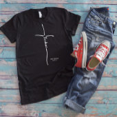 Yeshua Cross messianisch Glaube Torah Hebrew Tri-Blend Shirt