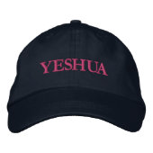 YESHUA Custom Word Embroidered Hat Bestickte Baseballkappe (Vorderseite)