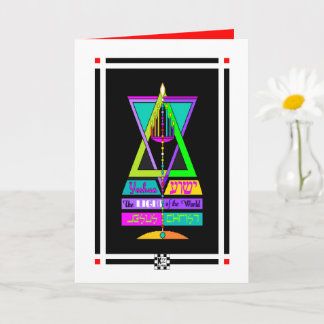 Yeshua, das Licht der Welt, Jesus Christus-Karte Karte