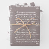 Yeshua Geem Christlich Geschenkpapier Set (Beispiel)