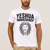 YESHUA HAMASHIACH, Löwe von Juda T - Shirt (Vorderseite)