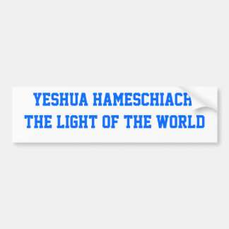 Yeshua HaMeschiach, Autoaufkleber