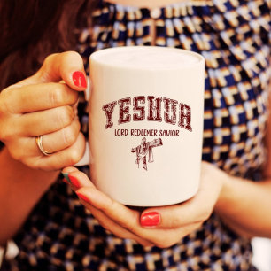 Yeshua Herr Erlöser Heiland Christliches Kreuz Kaffeetasse