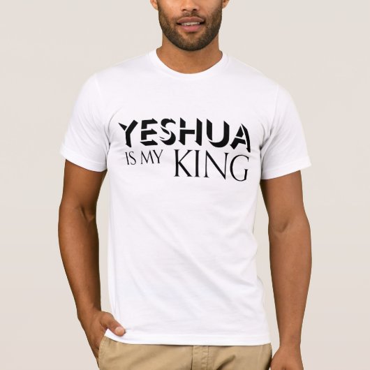 Yeshua ist mein König T-Shirt (Vorderseite)
