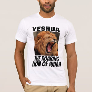 YESHUA (JESUS) DIE ROARING LION OF JUDAH T - SHIRT