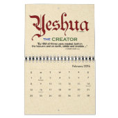 YESHUA Jesus hebräischer jüdischer christlicher Kalender (Feb 2026)