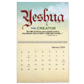 YESHUA Jesus hebräischer jüdischer christlicher Kalender (Feb 2026)