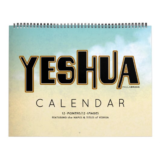 YESHUA Jesus hebräischer jüdischer christlicher Kalender (Titelbild)