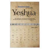 YESHUA Jesus hebräischer jüdischer christlicher Kalender (Mär 2026)