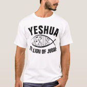 YESHUA JESUS, LÖWE VON JUDAH, christliche T - T-Shirt (Vorderseite)