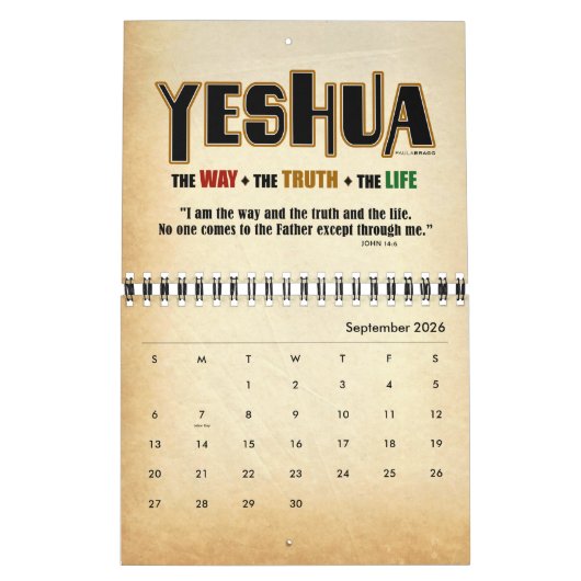 Yeshua Jesus messianisch Kalender (Sep 2026)