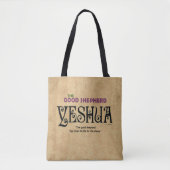 Yeshua Jesus messianisch Tasche (Vorderseite)