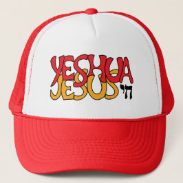Yeshua Jesus Rot Truckerkappe