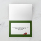 YESHUA JESUS Weihnachtskarte Karte (Innenseite)