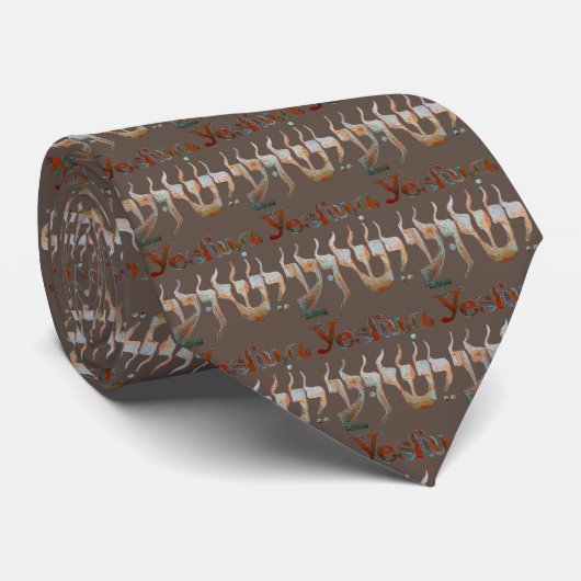 YESHUA Krawatte - YESHUA Der hebräische Name Jesu! (Gerollt)