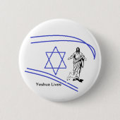 Yeshua Leben Button (Vorderseite)