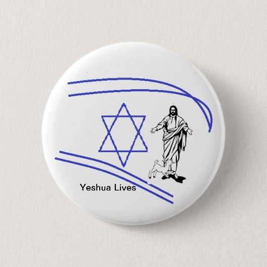 Yeshua Leben Button (Vorderseite)