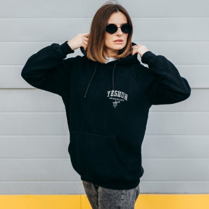 Yeshua Lord Redeemer Savior Retro Typografie Hoodie