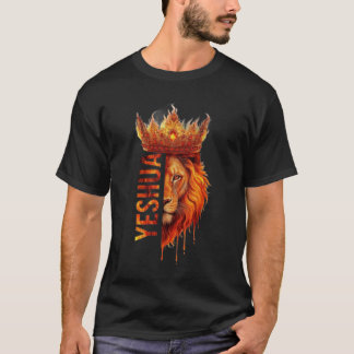 Yeshua Löwe von Juda Krone Faith T-Shirt