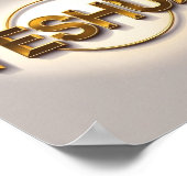 Yeshua Matte Poster | Name der Konstruktion Jesu a (Ecke)