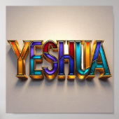 Yeshua Poster Print | Ai design Matte Wall Art (Vorne)
