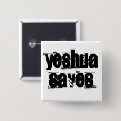 Yeshua Rette Button (Vorne & Hinten)