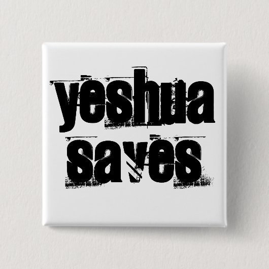 Yeshua Rette Button (Vorderseite)